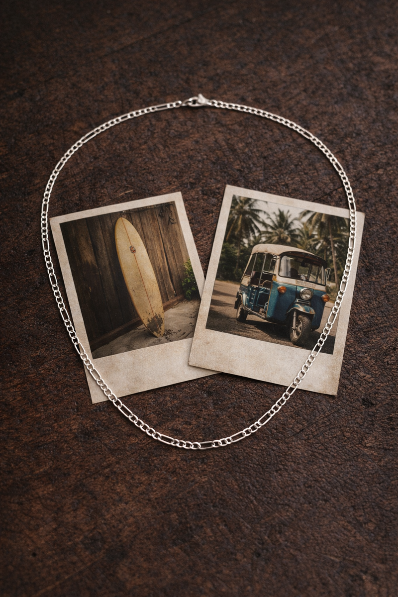 שרשרת גורמט כסף 925 לגבר